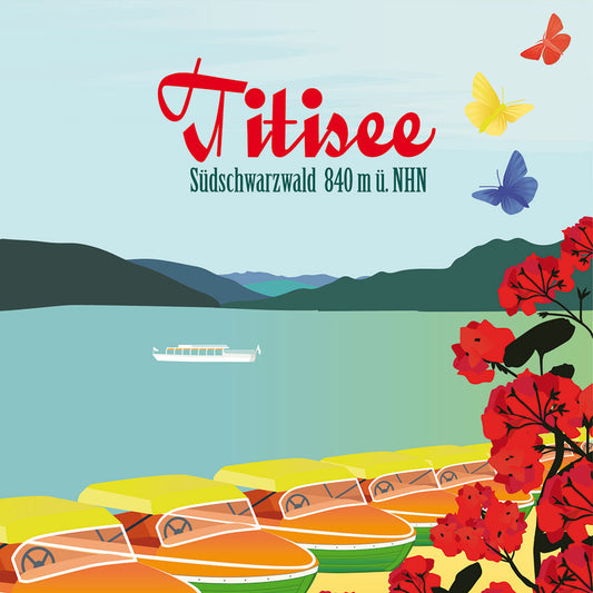 Moderne Schwarzwald Poster von Baden Baden bis Titisee