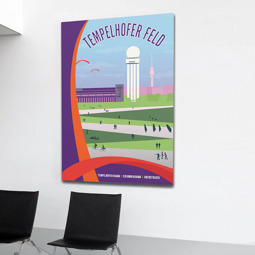 Berlin Poster: Tempelhofer Feld