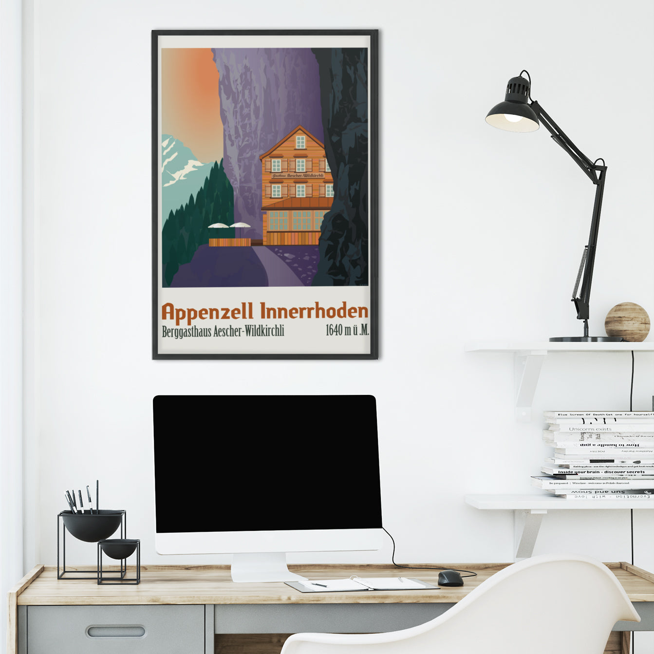 Appenzell Poster: Innerrhoden Berggasthaus