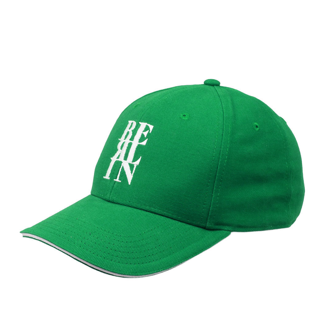 Basecap: Berlin Typo green