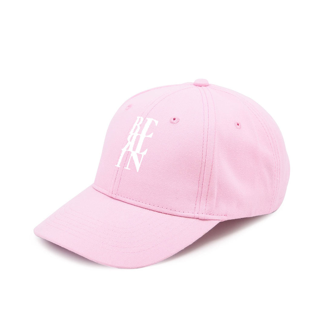 Basecap: Berlin Typo rosa