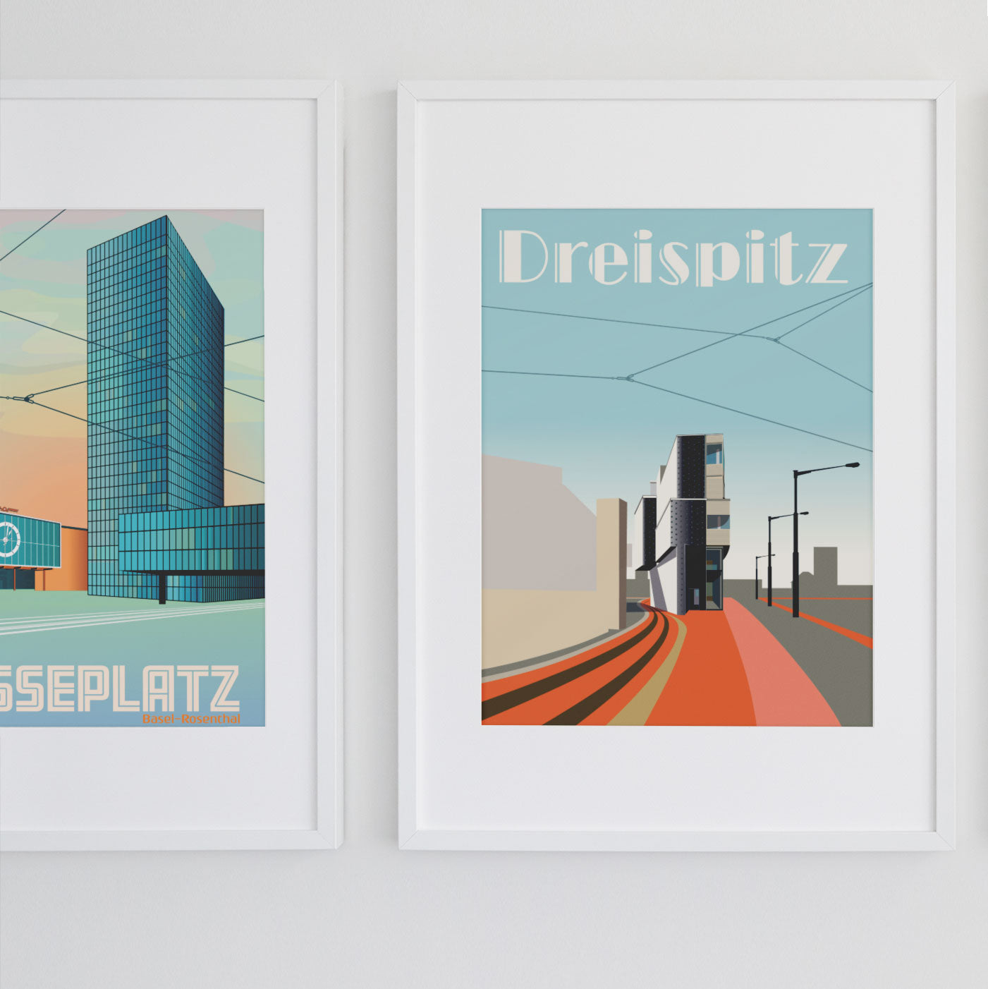 Basel Poster: Dreispitz