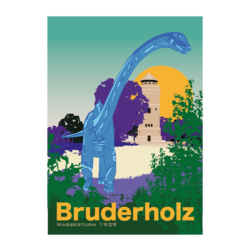 Postkarte: Basel Bruderholz