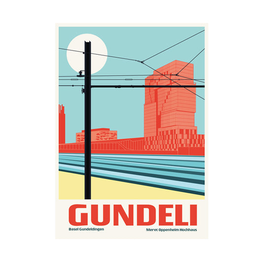 Postkarte: Basel Gundeli