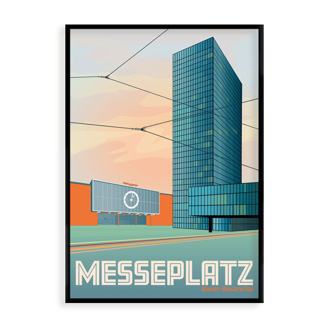 Basel Poster: Messeplatz