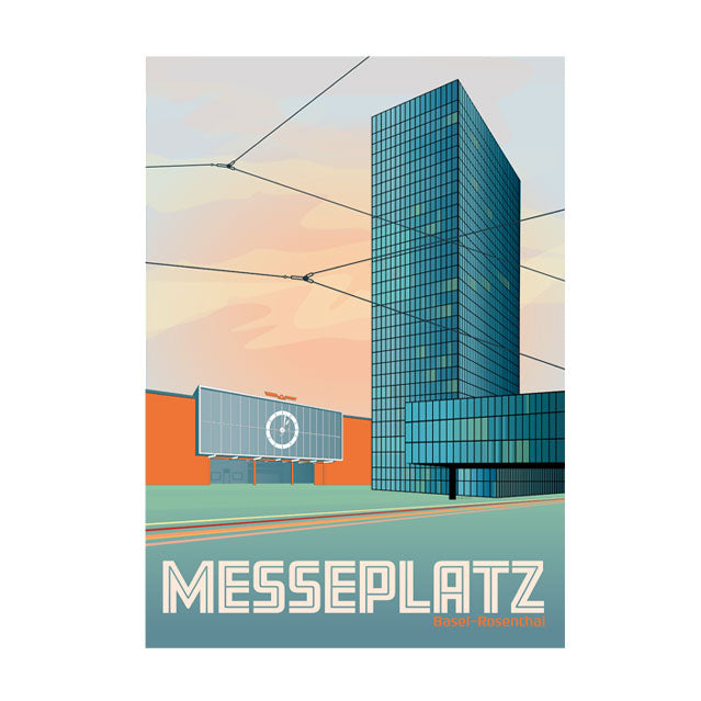 Basel Poster: Messeplatz