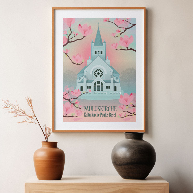 Basel Poster: Paulus Kirche