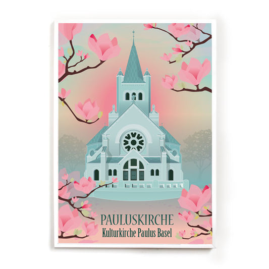Basel Poster: Paulus Kirche