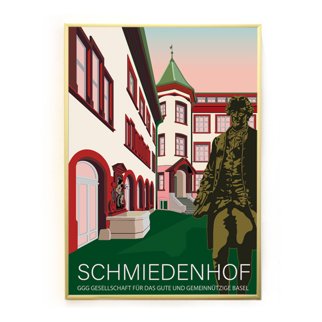 Basel Poster: Schmiedenhof