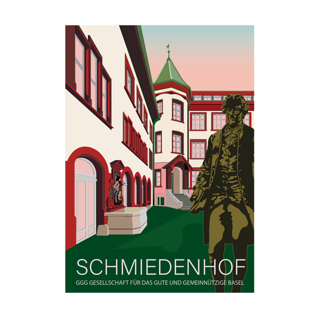 Basel Poster: Schmiedenhof