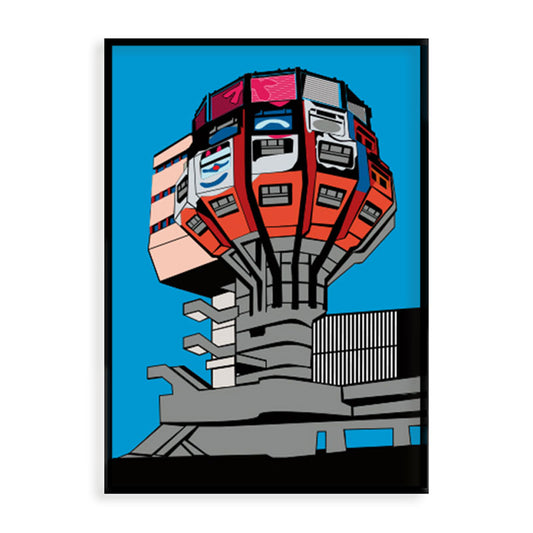 Berlin Poster: Bierpinsel