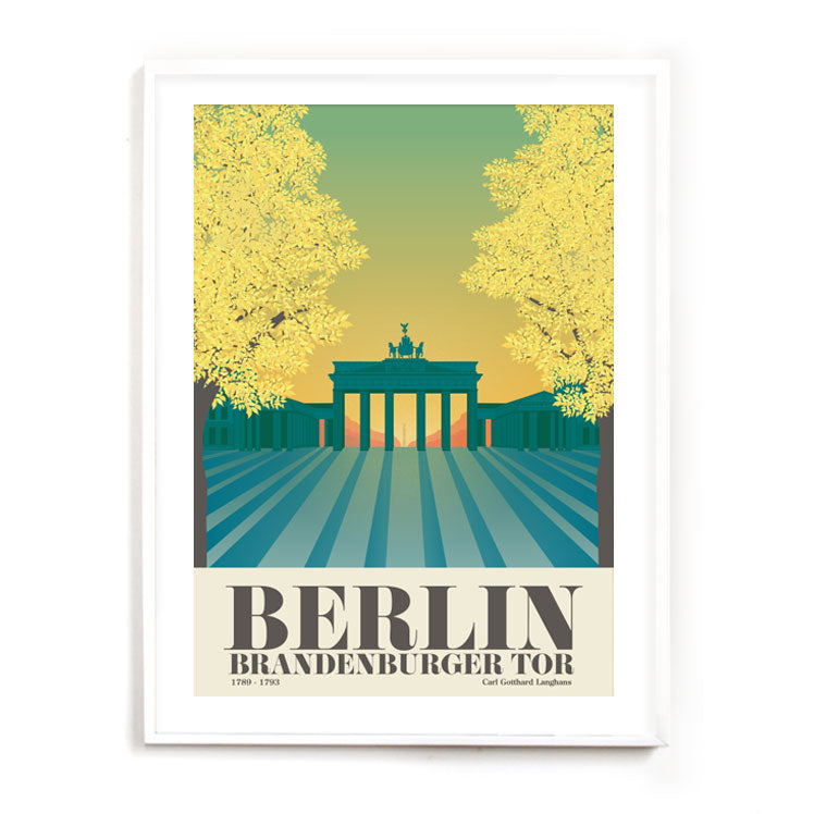 Berlin Poster: Brandenburger Tor