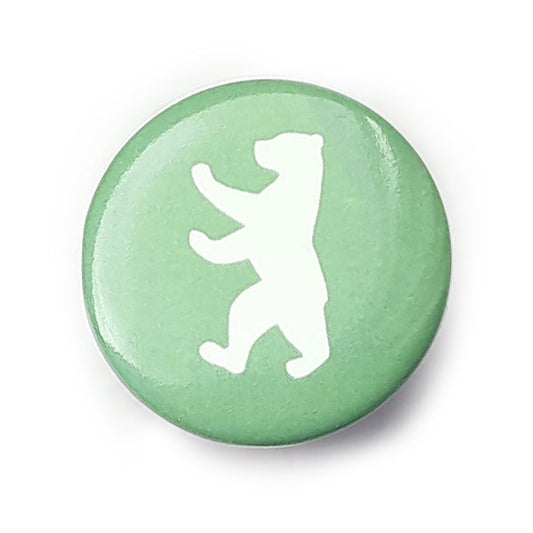 Button: Berliner Bär grün
