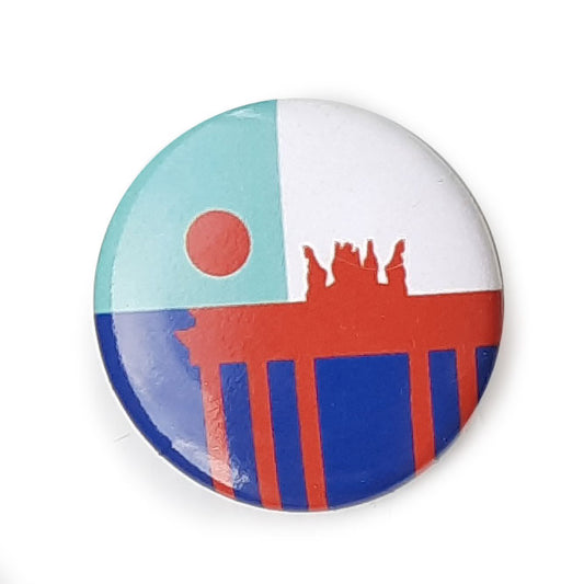 Button: Brandenburger Tor 80ies