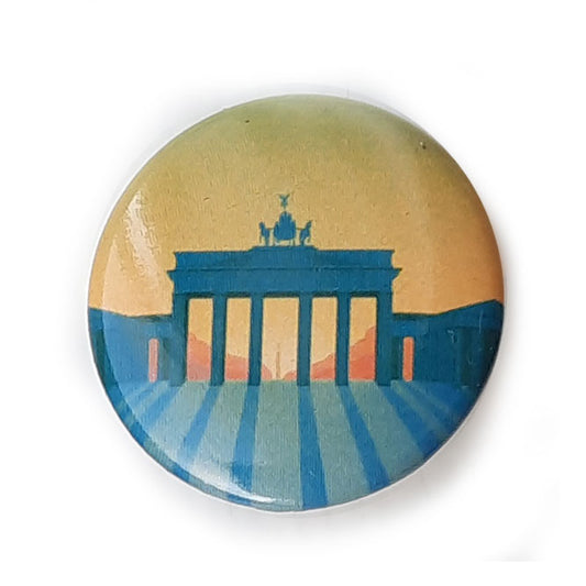 Button: Brandenburger Tor retro