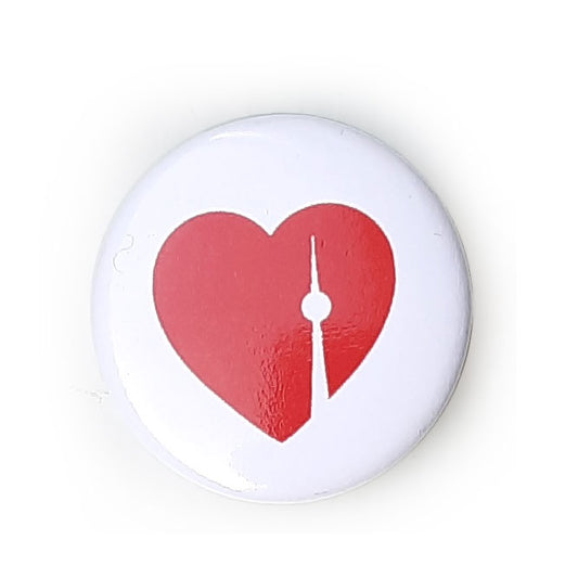 Button: Fernsehturm Herz