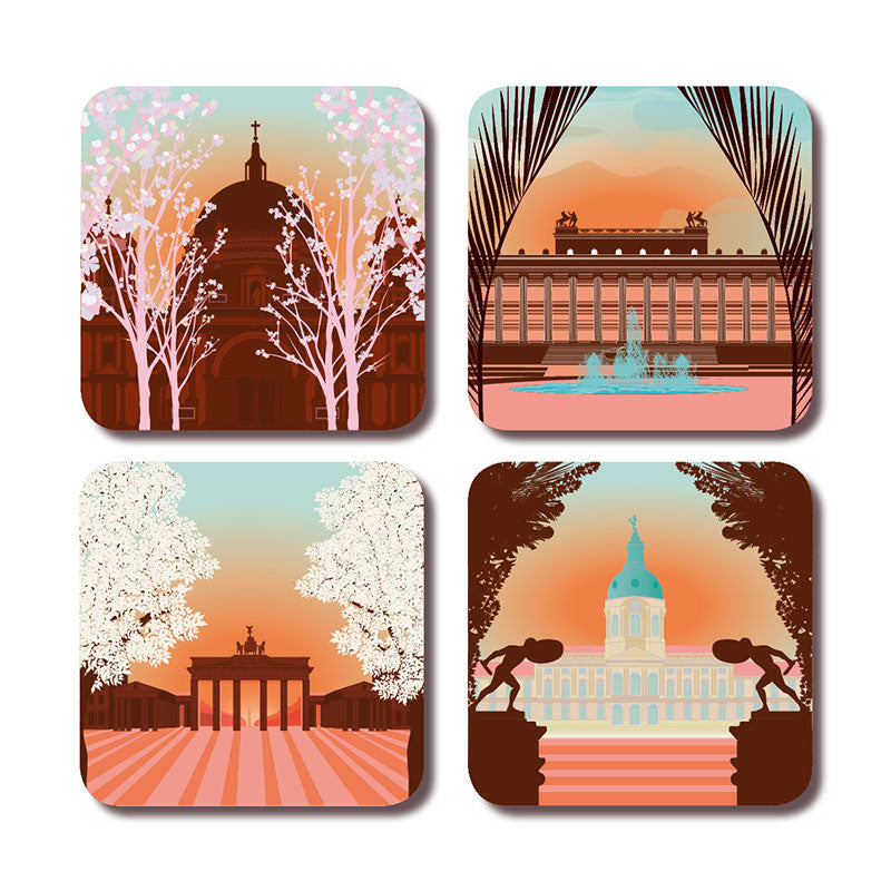 Coaster Set: Berlin Historisch