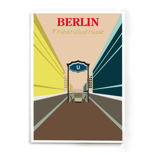 Berlin Poster: Friedrichstraße
