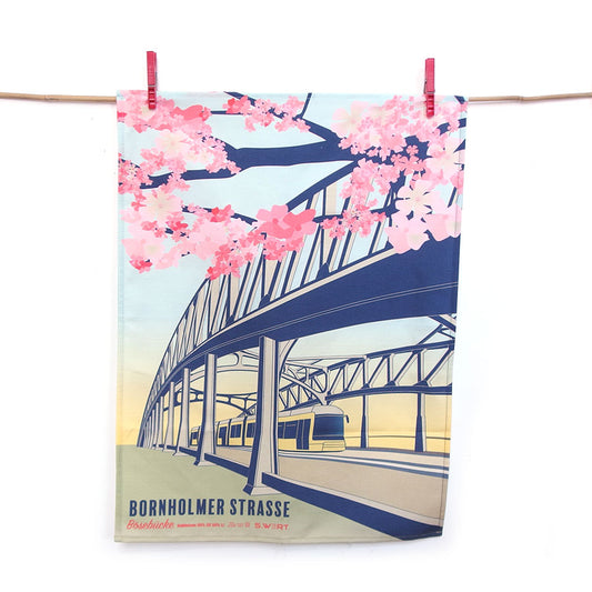 Tea towel: Bornholmer Strasse