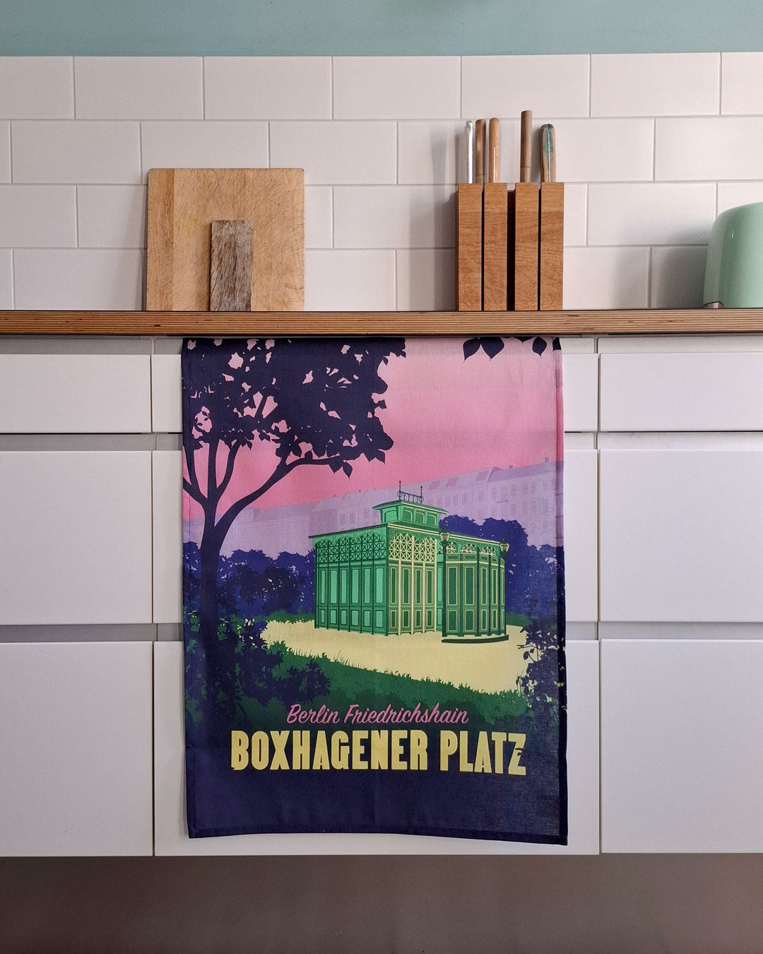 Geschirrtuch: Boxhagener Platz