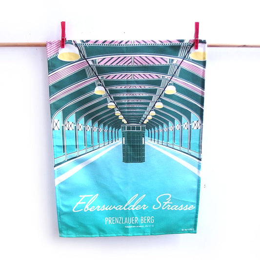 Tea towel: Eberswalder Strasse