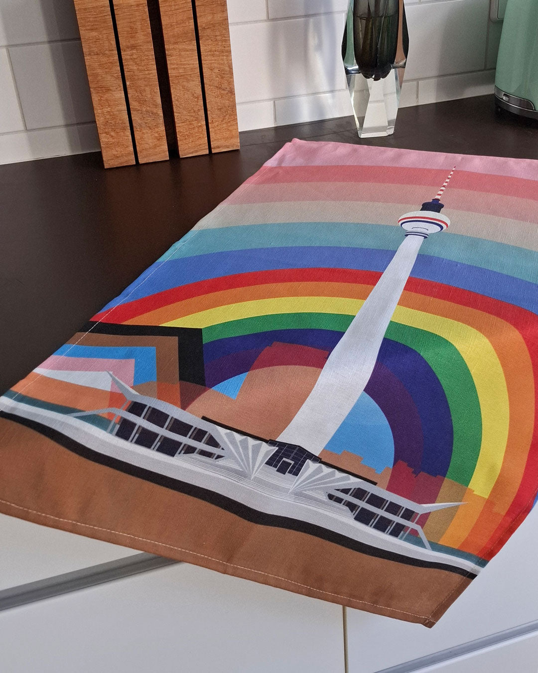 Geschirrtuch: Fernsehturm Pride