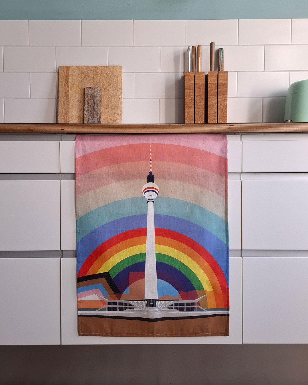 Geschirrtuch: Fernsehturm Pride