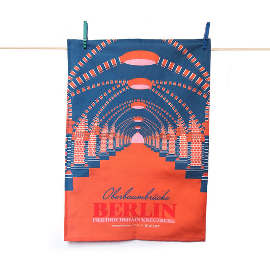 Tea towel: Oberbaumbrücke