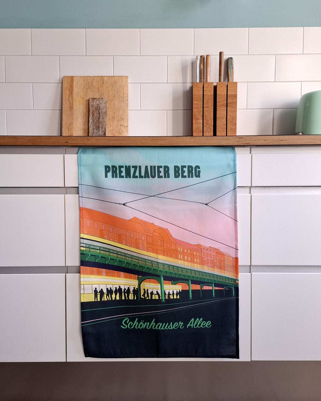 Geschirrtuch: Schönhauser Allee