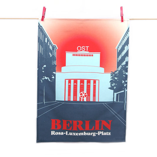 Geschirrtuch: Rosa Luxemburg Platz