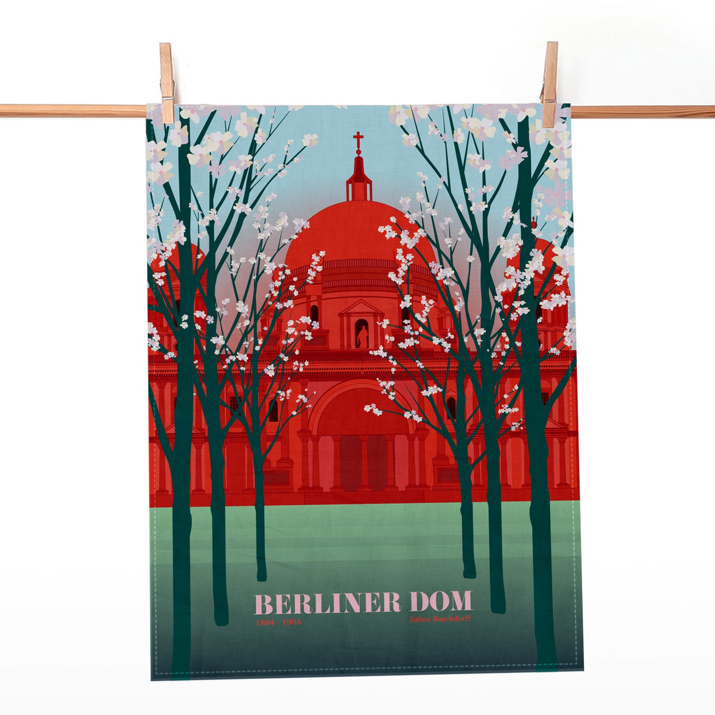 Tea towel: Berlin Cathedral