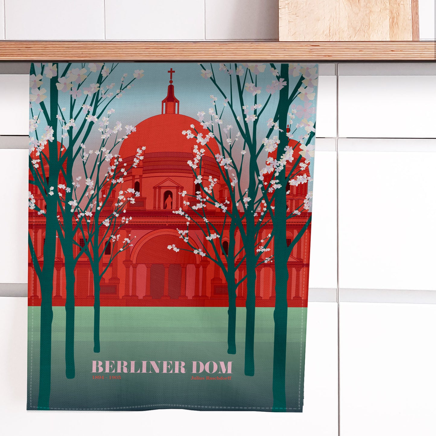 Tea towel: Berlin Cathedral