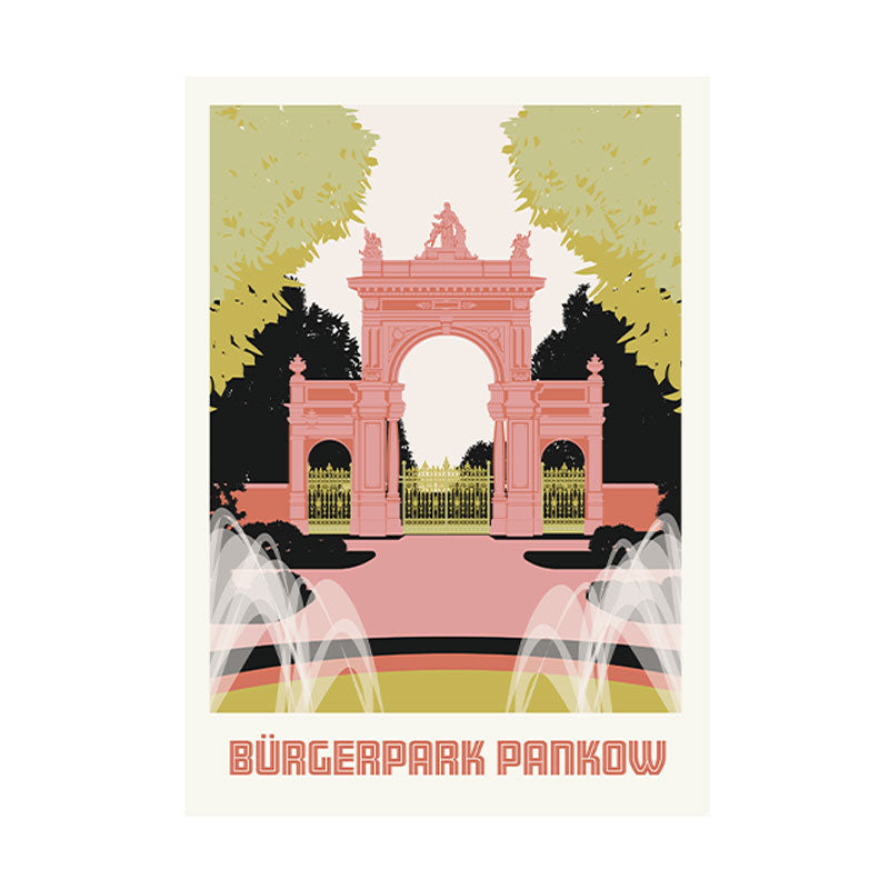 Berlin Poster: Pankow Bürgerpark