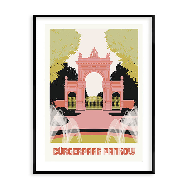 Berlin Poster: Pankow Bürgerpark