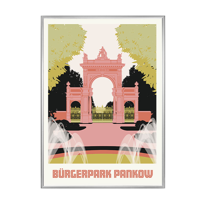 Berlin Poster: Pankow Bürgerpark