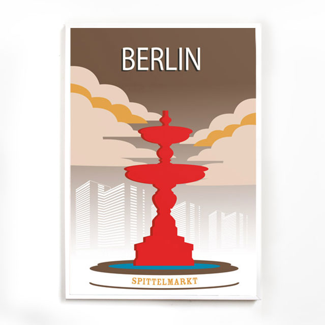 Berlin Poster: Spittelmarkt