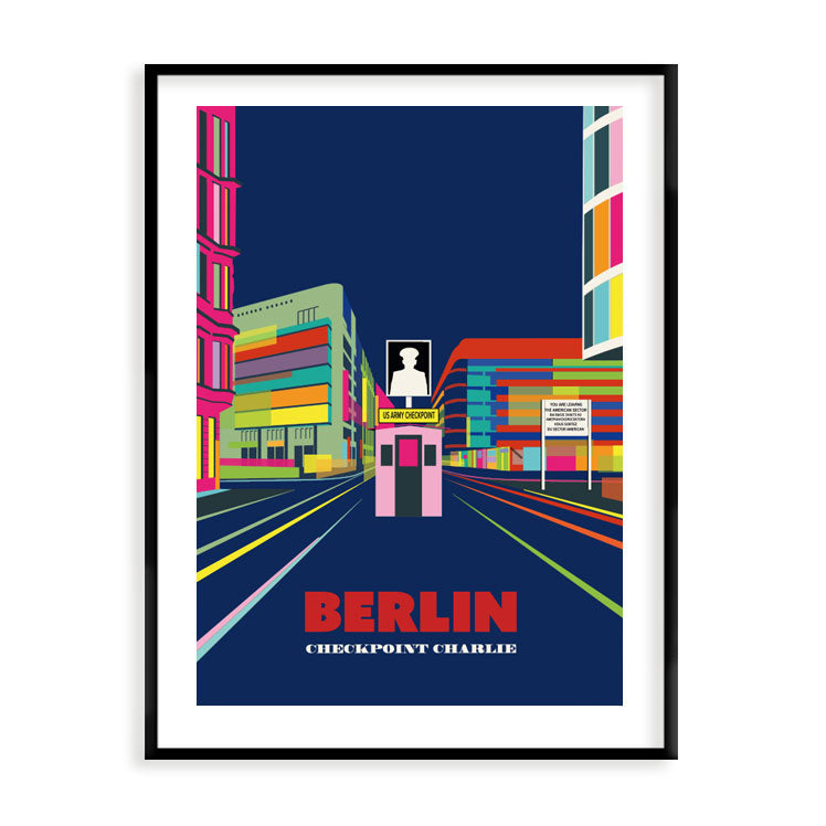 Berlin Poster: Checkpoint Charlie