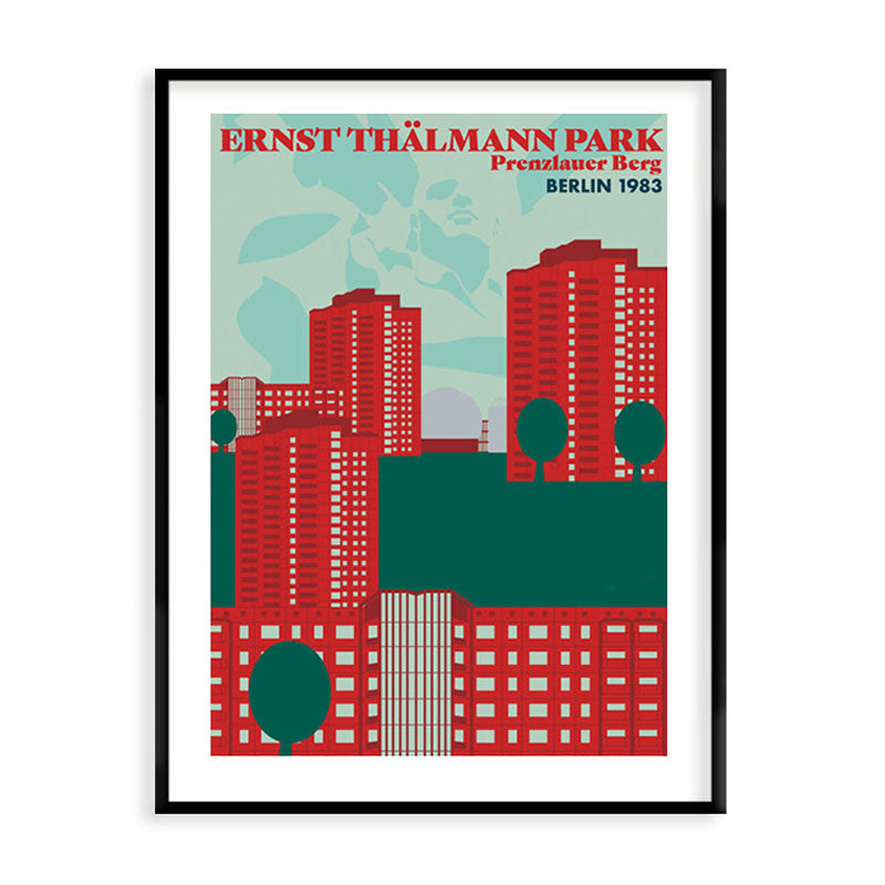 Berlin Poster: Ernst Thälmannpark