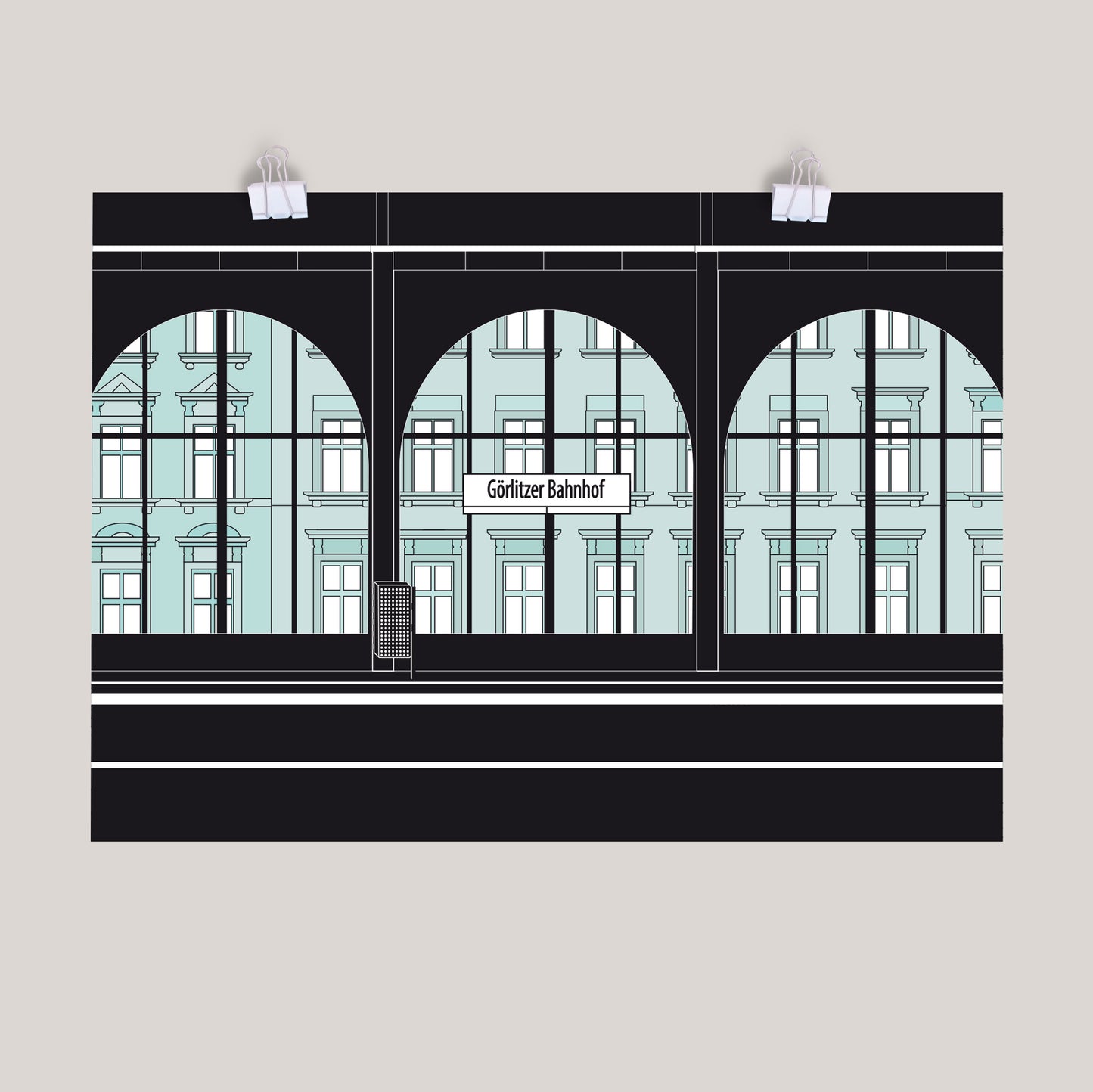 Berlin Poster: Görlitzer Bahnhof