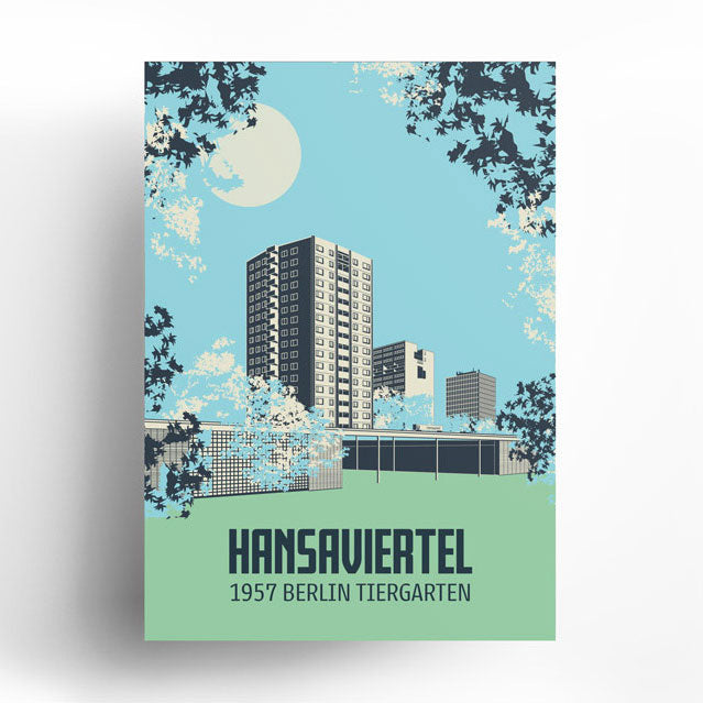 Berlin Poster: Hansaviertel