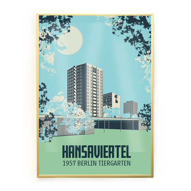 Berlin Poster Hansaviertel