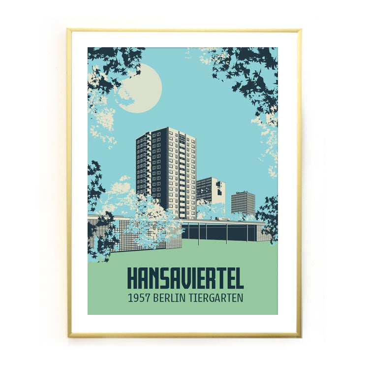Berlin Poster: Hansaviertel