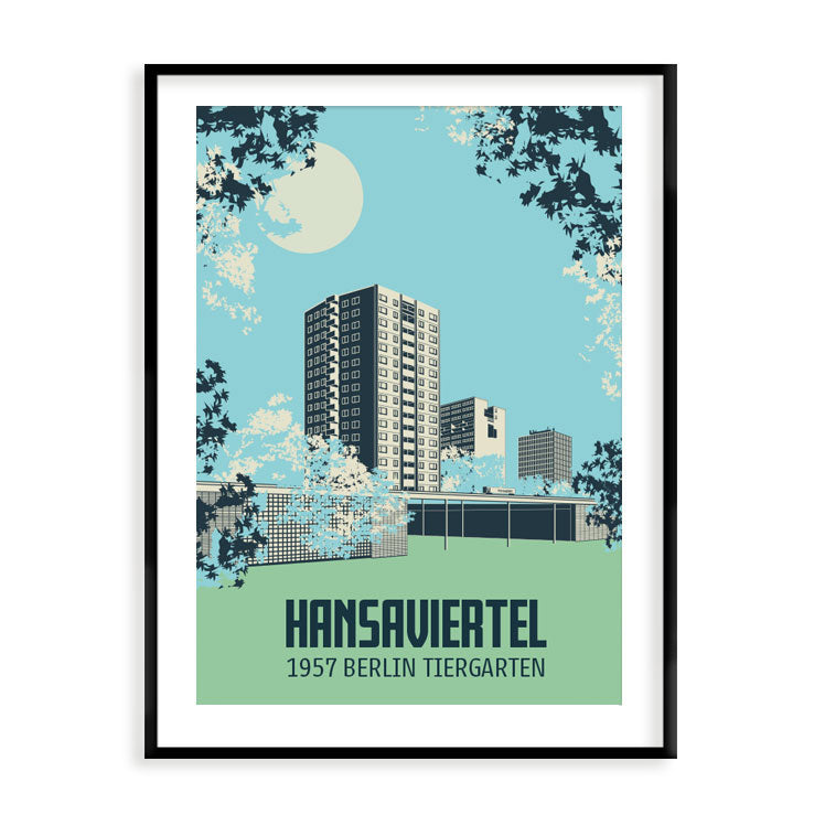 Berlin Poster: Hansaviertel