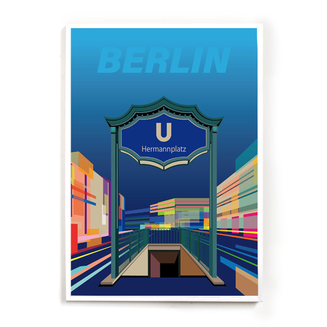 Berlin Poster: Hermannplatz