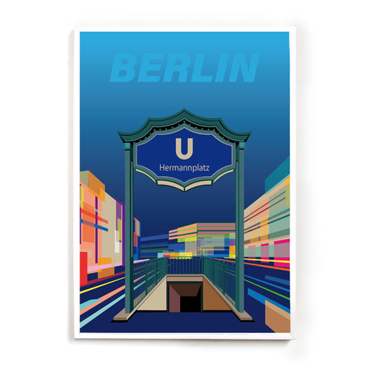Berlin Poster: Hermannplatz