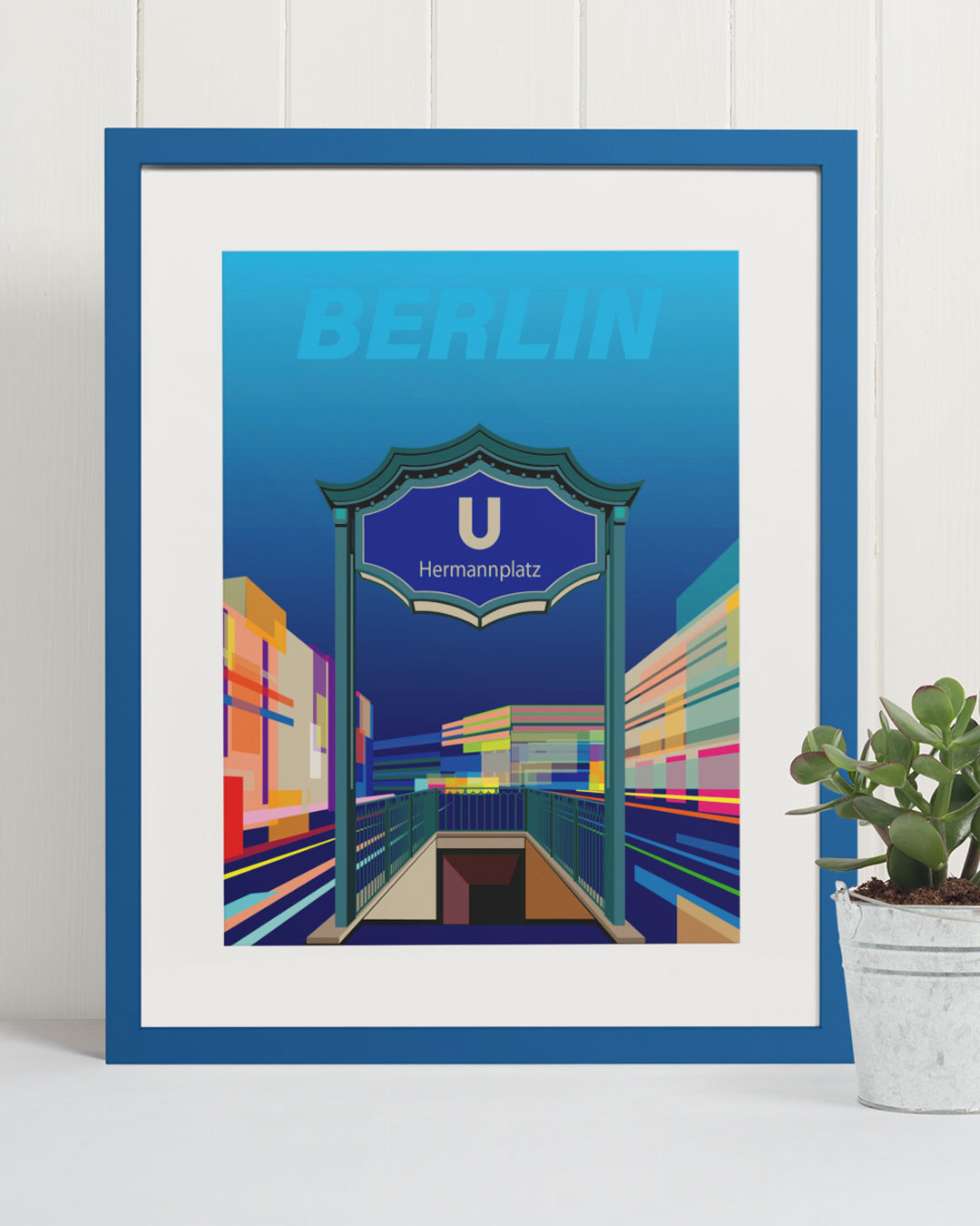 Berlin Poster: Hermannplatz