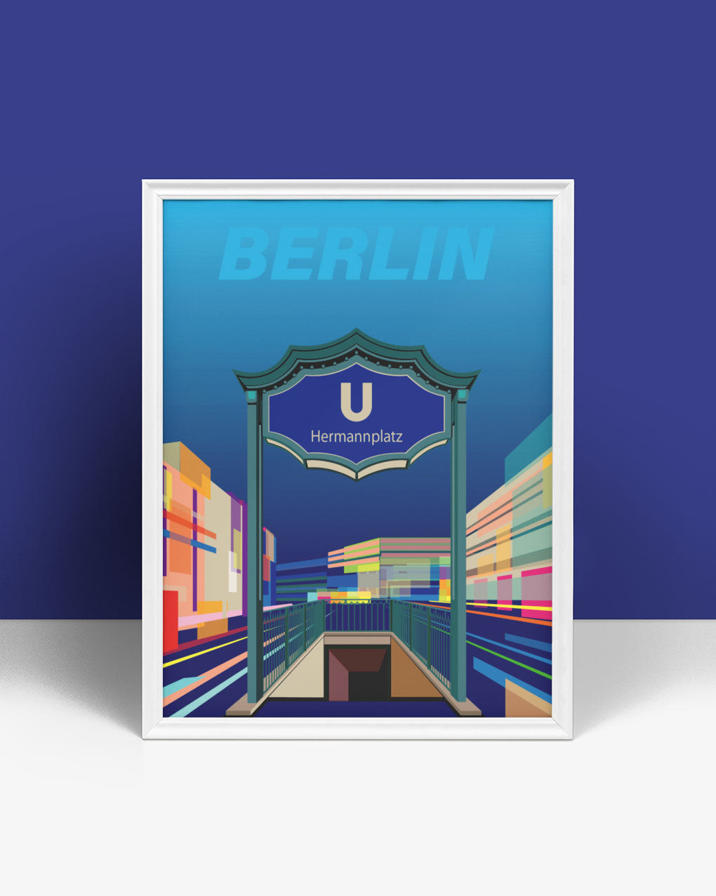 Berlin Poster: Hermannplatz