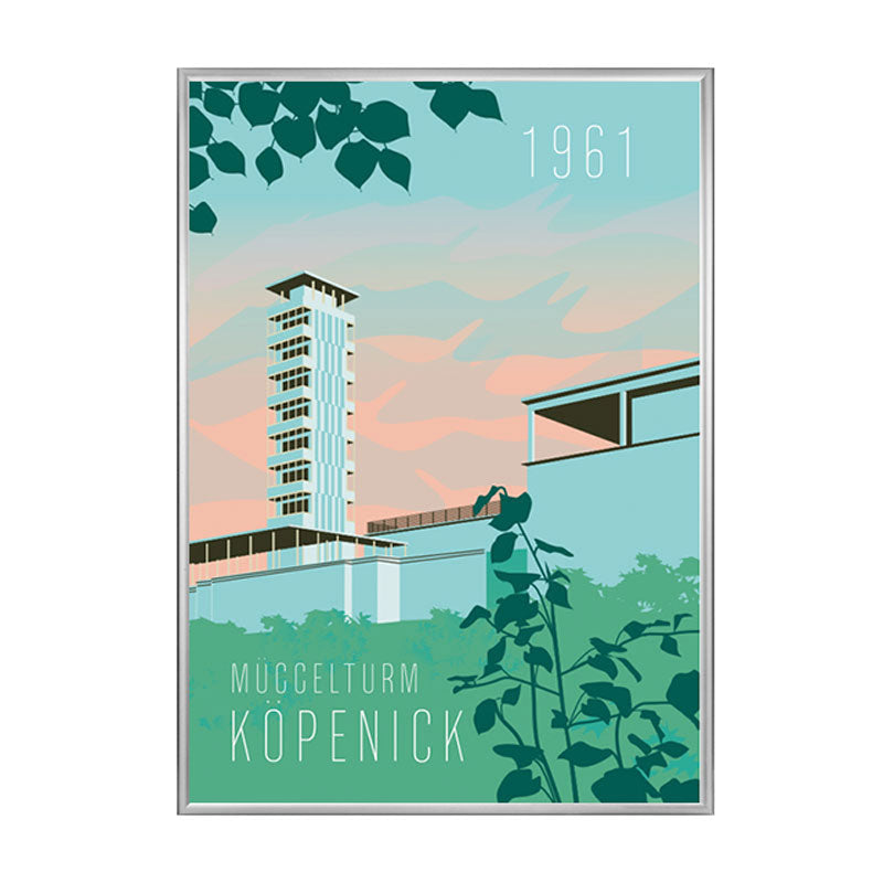 Berlin Poster: Köpenick Müggelturm