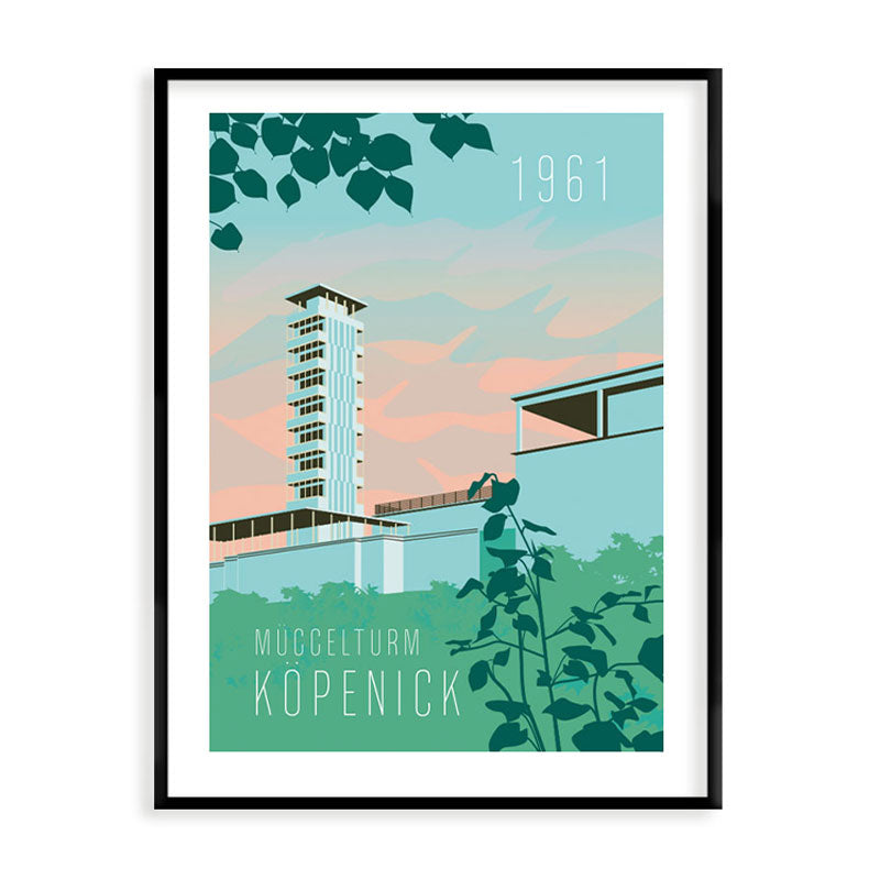 Berlin Poster: Köpenick Müggelturm