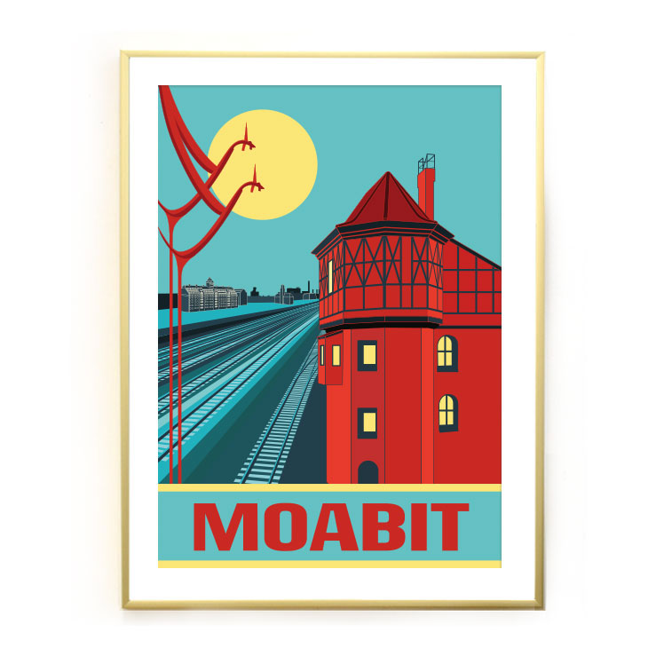 Berlin Poster: Moabit